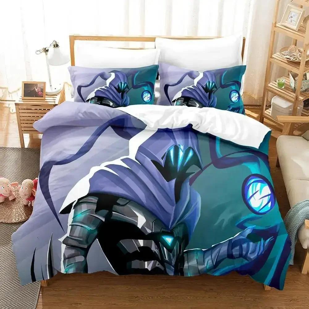 Nuovo Set Biancheria da Letto Gioco Jett Valorant Singolo Gemello Matrimoniale Queen King Size Set Letto Adulto Bambino Camera da Letto Copripiumino Set Anime Letti