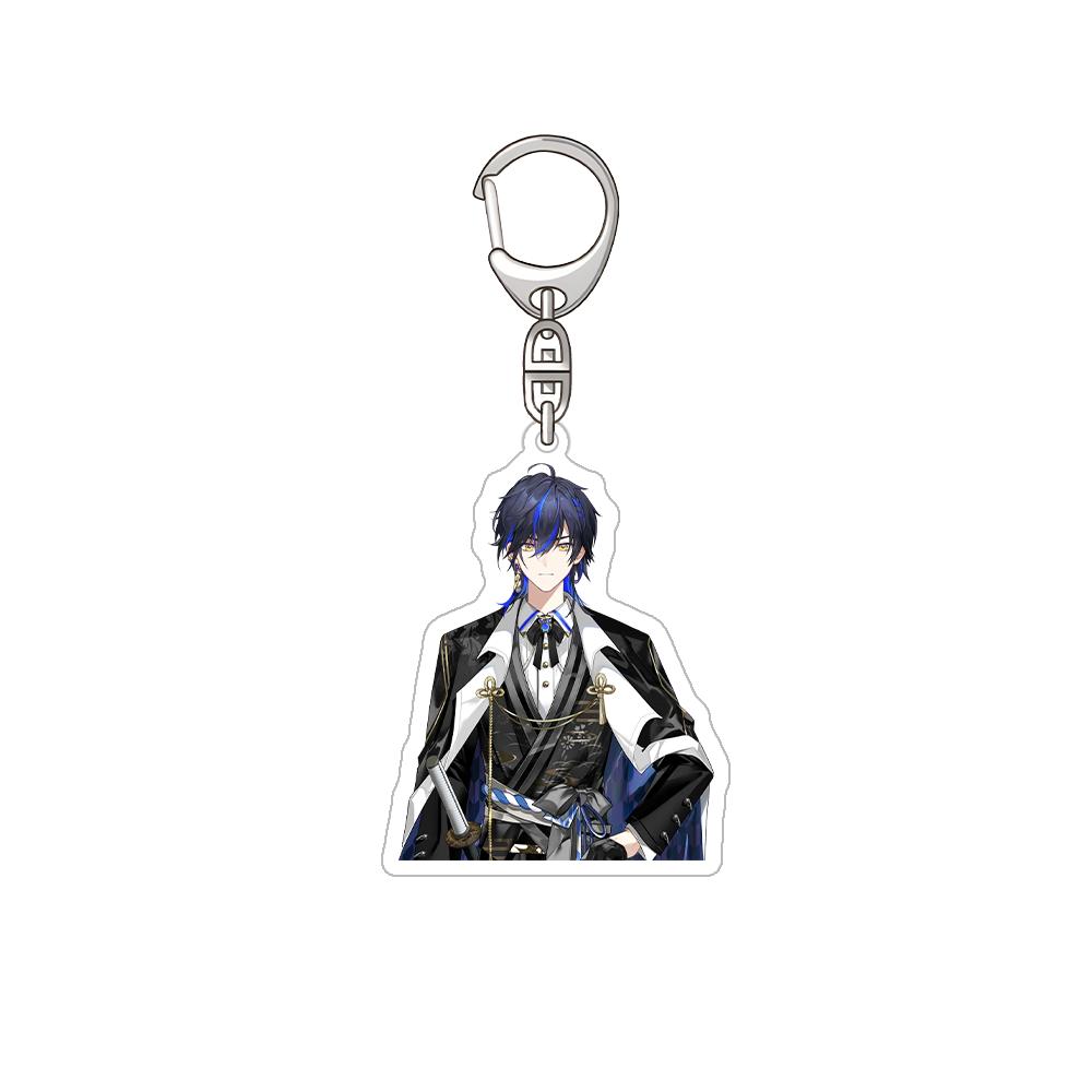 Nijisanji Aza Michiya Kouichi Inochi Urushiha Hunger Mikoto Miki Kioi Kima Tabbiito HD Acrylic Keychain Bag pendant anime goods