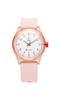 Citizen Q&Q Analog Smile Solar Watch, Matching Style, Waterproof, Urethane Strap, R02A-001VK, Baby Pink