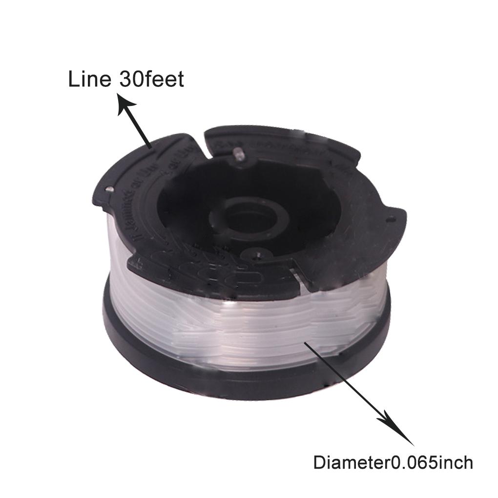 6pcs BLACK+DECKER AF-100-3ZP 30ft .065" Line String Trimmer Replacement Spool