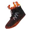 Men's Winter Non-slip Lace-up Cotton Snow Boots, Mid-top Sport Style, Couple's Edition.