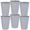 6x Kubki Plastikowe Wielorazowe Turystyczne Piknikowe Do Napojów 300 Ml
