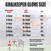 Professional Goalkeeper Gloves Thickened Latex Finger Protection  Adults Anti-Slip Goalie Football Gloves Professional Soccer