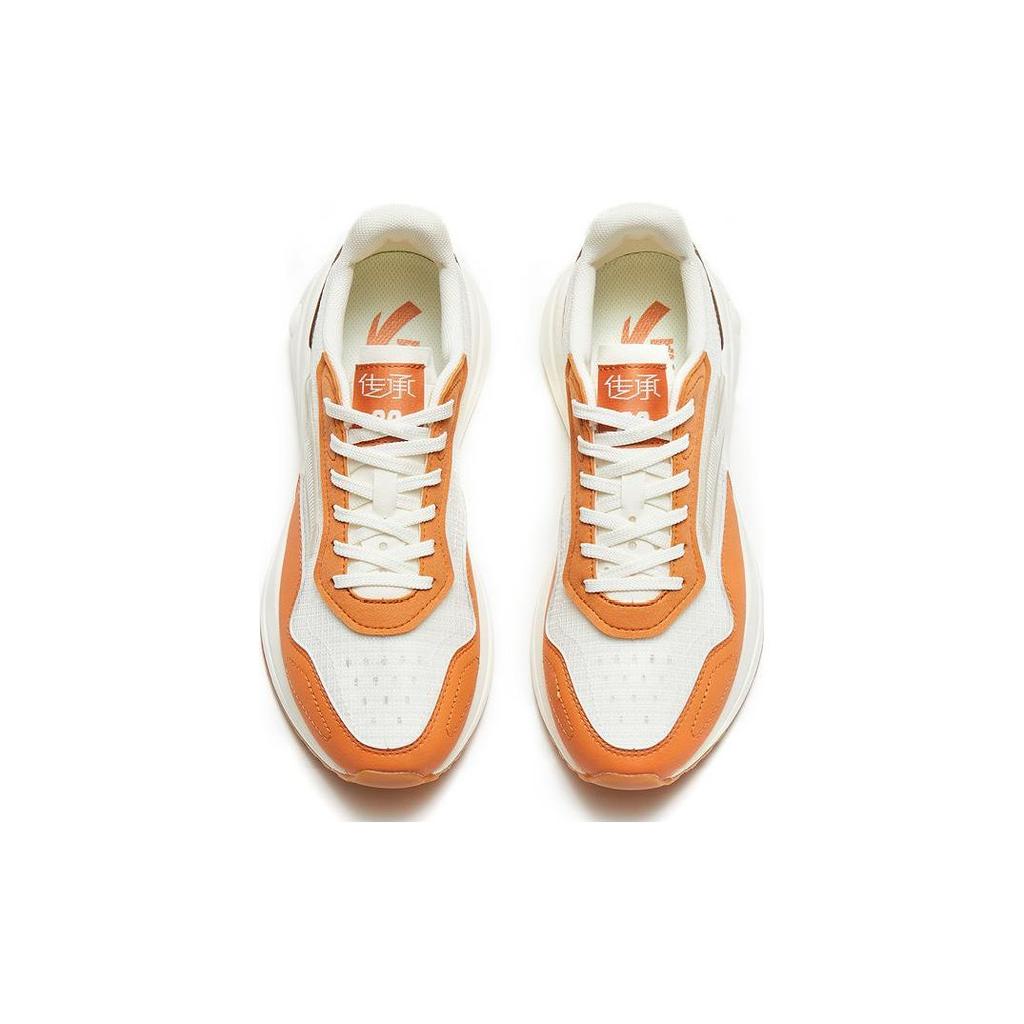 Anta Lifestyle Series Wear-Resistant Breathable Low-Top Sports Casual Shoes Women Sneaker White Brown Gray 122328871-2