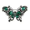 Fashion Crystal Butterfly Brooch Creative Hundred Matching Insect Pin Suit Sober and Fashionable Clothing Accessories Brooch Jewelry