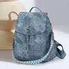 Women's Multifunctional Shoulder Bag PU Large Capacity Travel Backpack