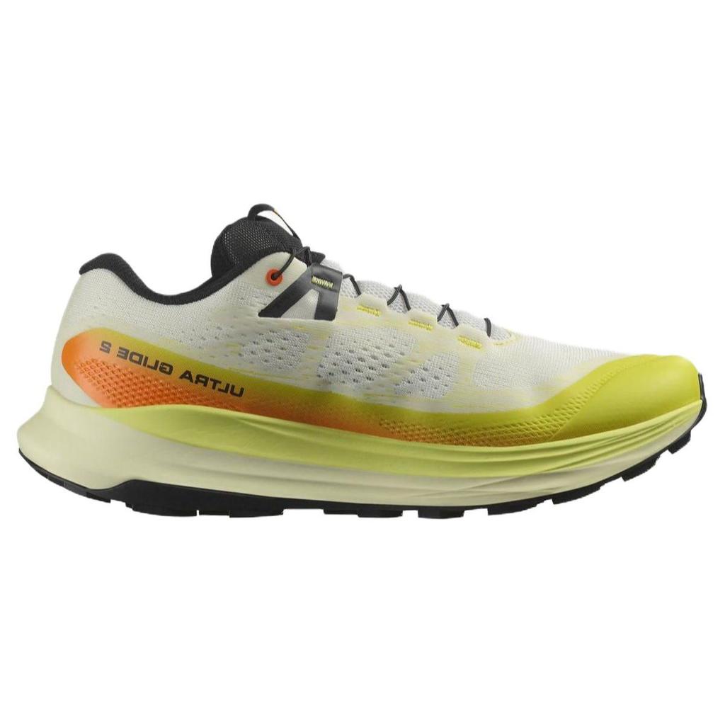 SALOMON Ultra Glide 2 Sports Durable Low-Top Running Shoes Men Sneakers White Yellow Green 474645