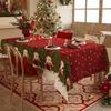 Christmas Waterproof Tablecloth Atmosphere Decorative Dining Table Cloth Dining Table Photo Background Cloth Stall Dirt-Resistant Cloth