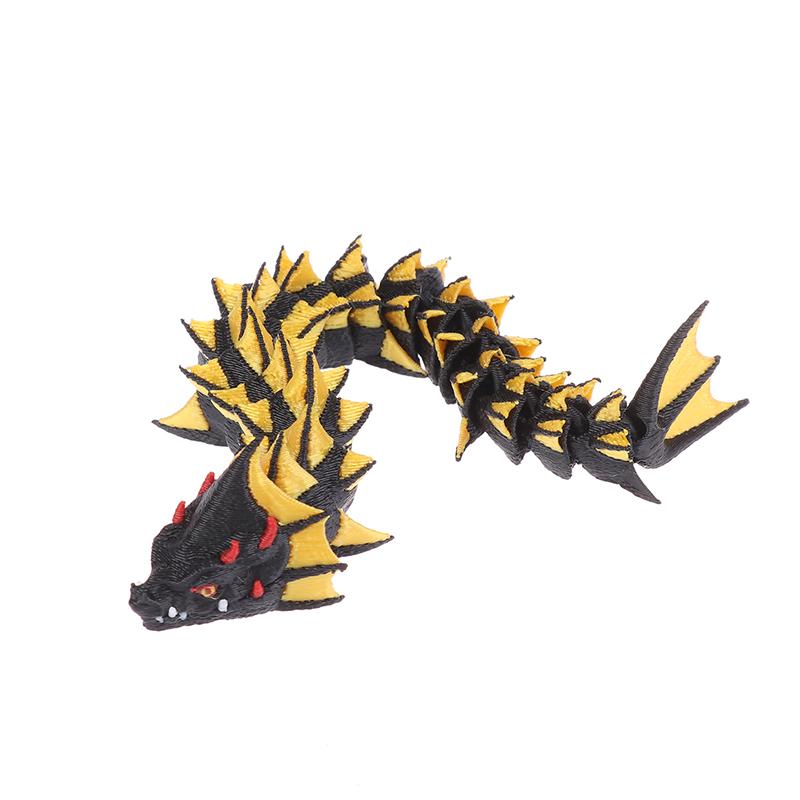 3D Printed Dragon Decoration Dragon Creative Toys Fun Home Office Decor Chinese Dragon Figurine For Kids Ages 6+