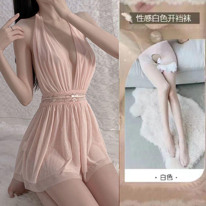 Mesh neck sexy ins wind high value comfortable and breathable