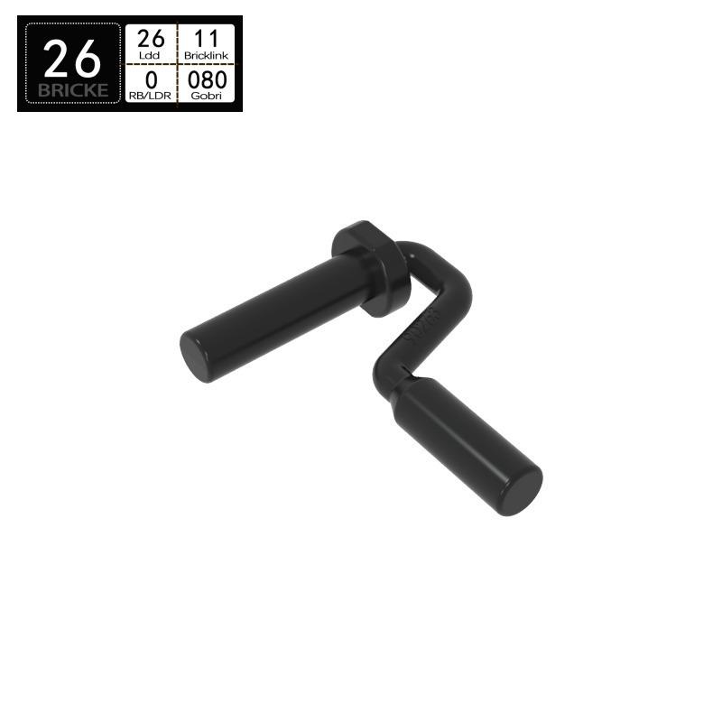 

BRICKE Paint Roller Shaft for LEGO-Compatible MOC Accessories (34076-12885) 50g (~188 pcs)
