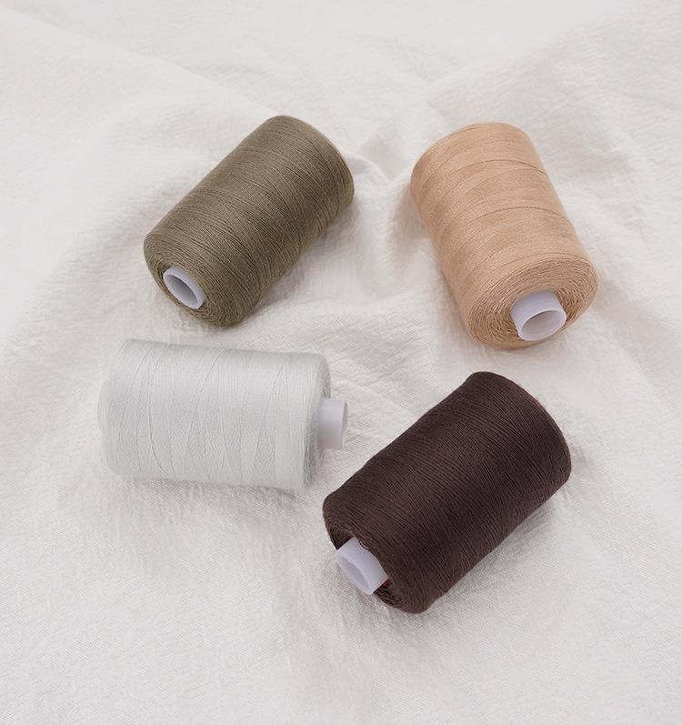 Fil à coudre combiné de 16 couleurs, 1000 yards, pour machine à coudre, ensemble de fils en Polyester 402, DIY