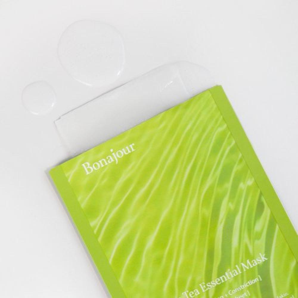Bonajour Vegan Green Tea Essential Mask Pack 10 Sheets