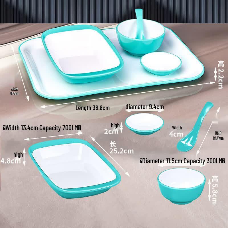 

Melamine Commercial Tableware 4-Piece Set