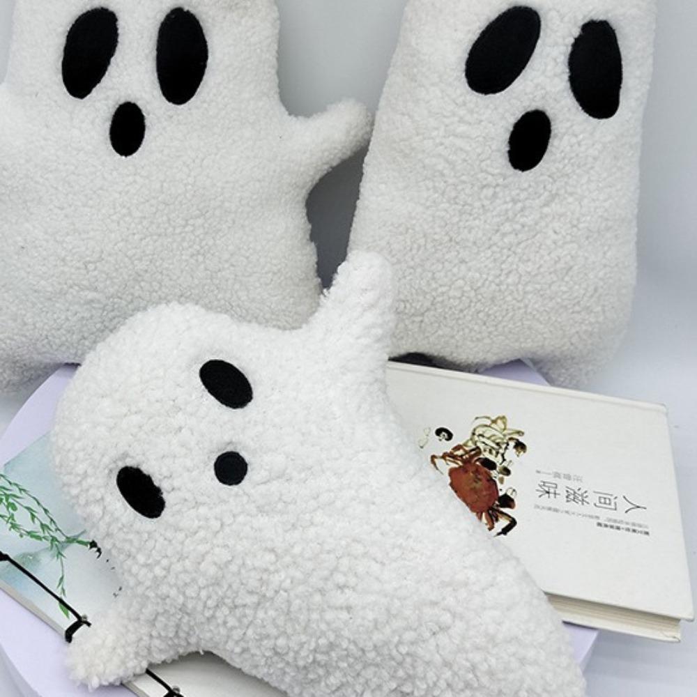 Soft Halloween Elf Ghost Plush Toy PP Cotton Halloween Ghost Throw Pillow   Home Decoration