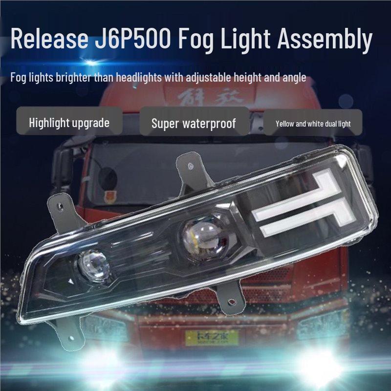 Ultra-Bright LED Front Fog Light Assembly for J6P500 Modified Bumper Left