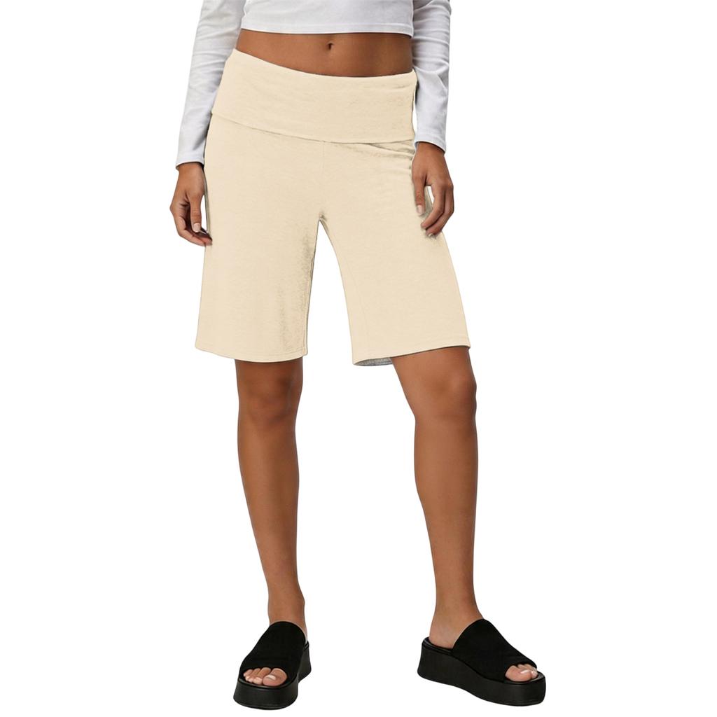 Women's High Waist Wide Leg Casual Summer Shorts Soft Lightweight Fabric Relaxed Fit Suitable for Vacation and Everyday Wear