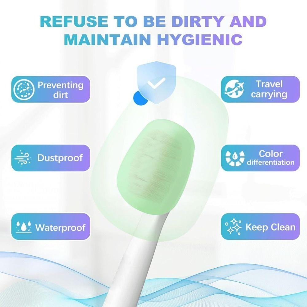 Hook Toothbrush Cover Silicone Toothbrush Box Durable Toothbrush Storage Clip