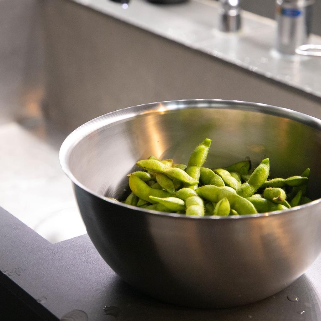 Kyoto Katsugu Deep Rimmed Stainless Steel Bowl, 21cm, Made in Japan, 4580047176983