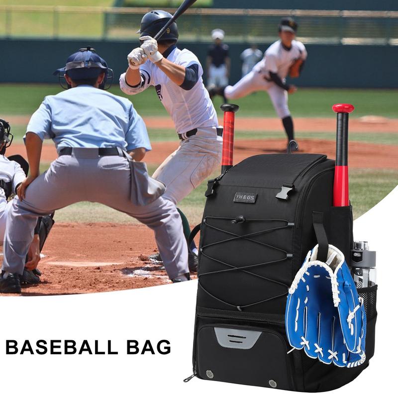 Baseball Equipment Bag Baseball Backpack with Shoe Compartment Softball Bat Bag for Youth Lightweight Softball Bat Backpack