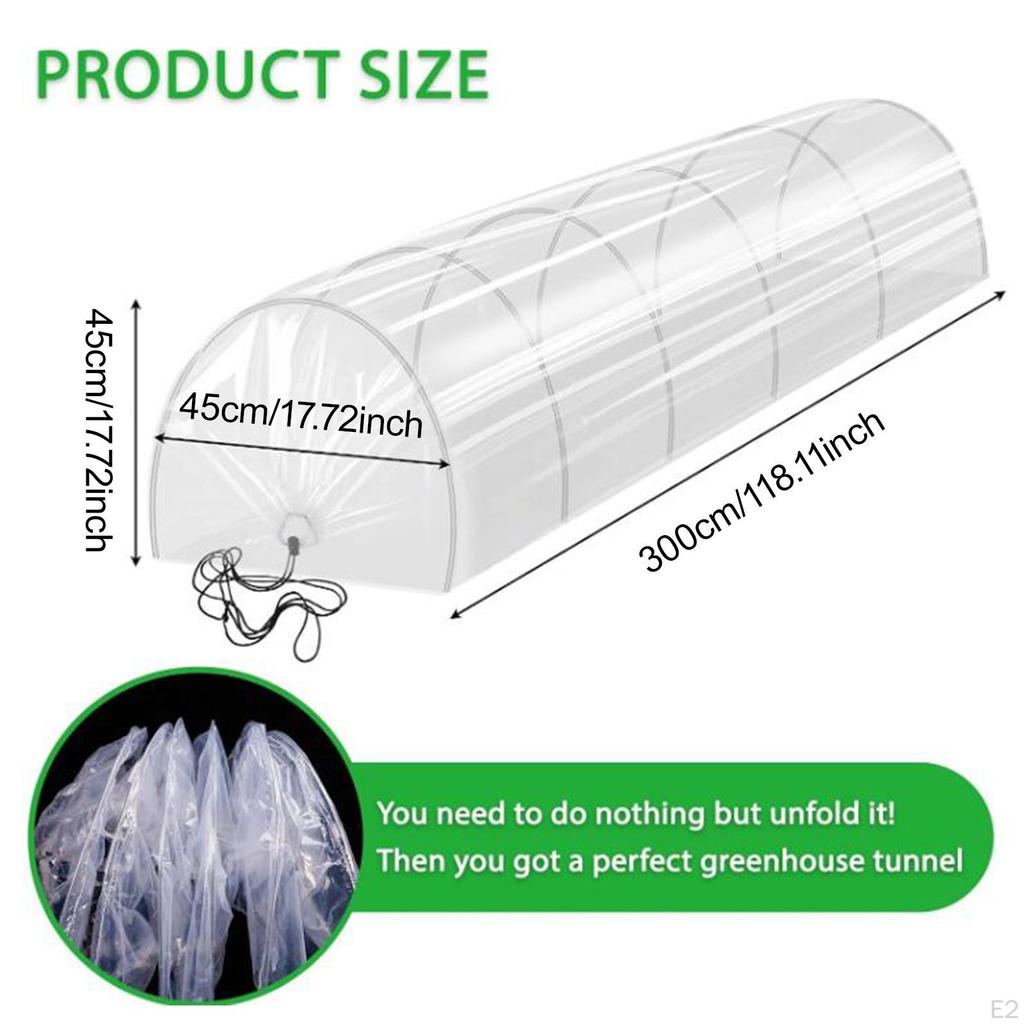 Gewächshausgemüse Pflanzabdeckung Vielseitig Einfache Installation Wartung Gartenbögen Tunnel
