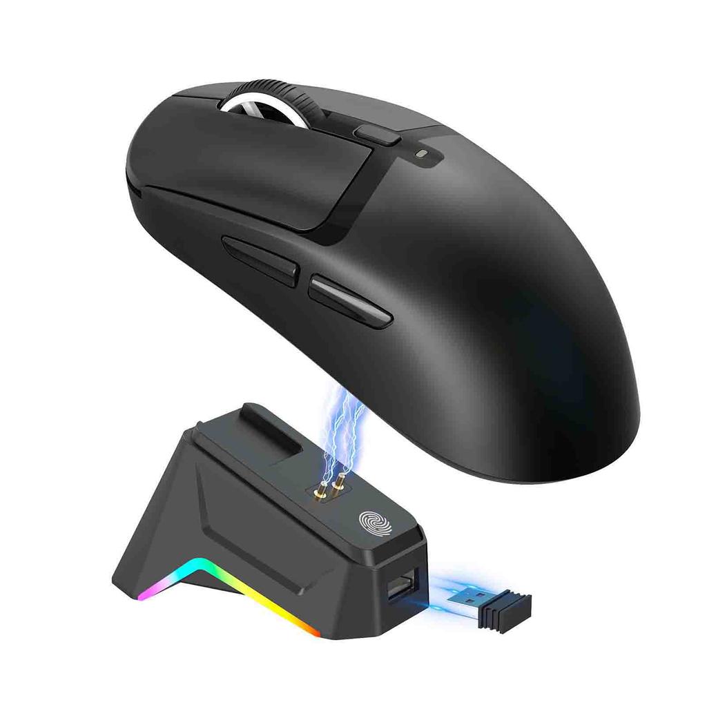 Lightweight Gaming Mouse 3 Mode with Charging Dock High Accuracy Sensor Programmable
