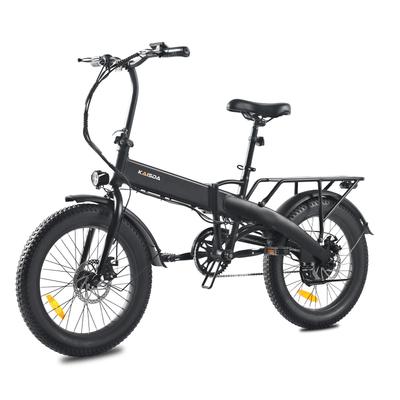 Skladací elektrický bicykel KAISDA K2C pre dospelých, 250W bezkefový motor, 36V 10,4AH lítiová batéria, 20"x3.0 široké pneumatiky, ideálny na mestské dochádzanie a každodennú jazdu