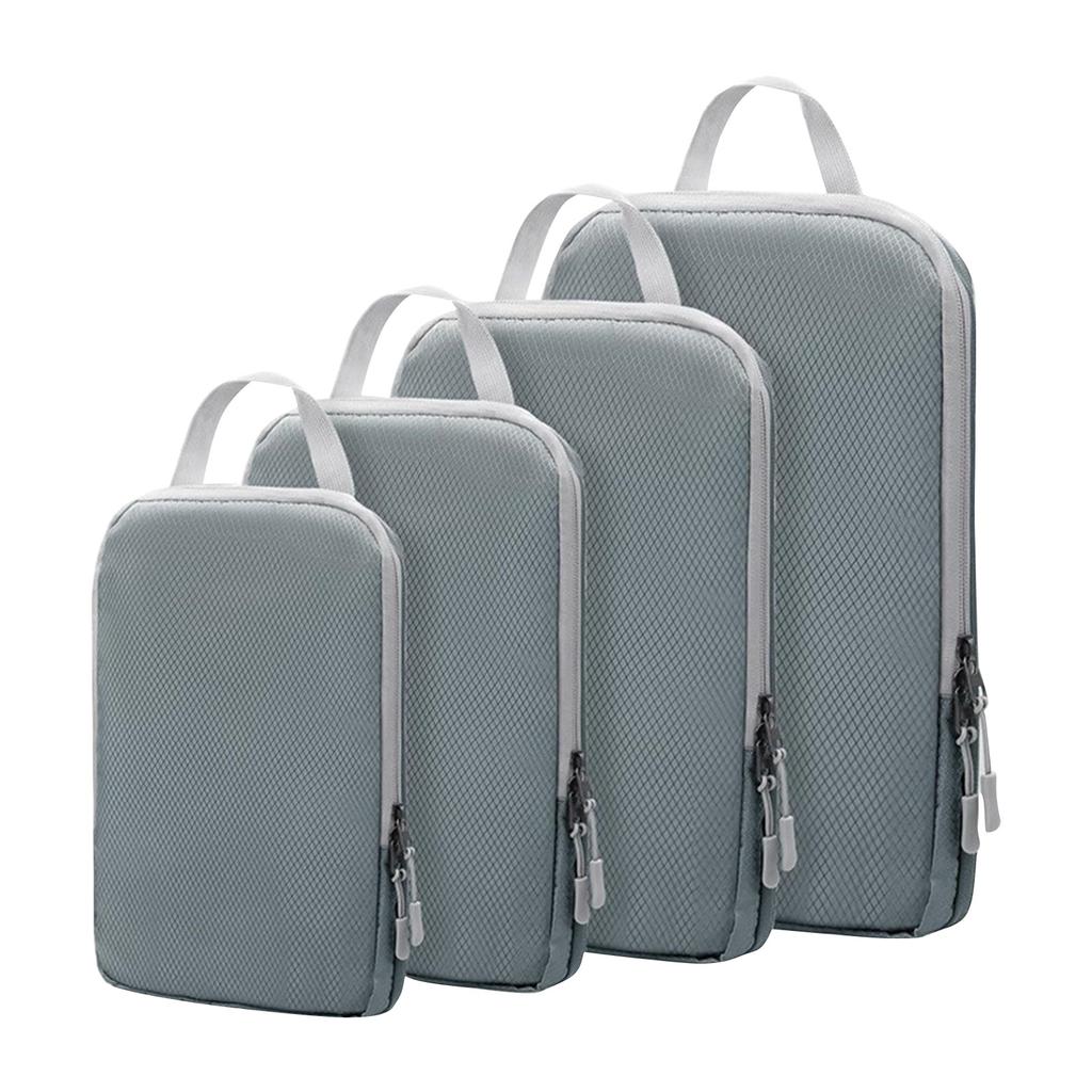 Compression Packing Cubes For Suitcases Travel 4 Set Expandable Travel Bags Organizer For Luggage
