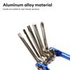Bike Tool Kit 11 in 1 Bike Tool Multitool for Bike Hex Wrench Chain Spoke Wrench for Mountain Bike Cycling