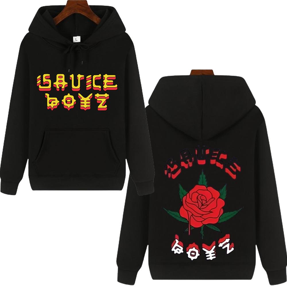 Men Spring And Autumn Long Sleeve Hoodie Fashion Trend Pattern Printed Pullovers Fleece Warm Couple Hoodie Streetwear