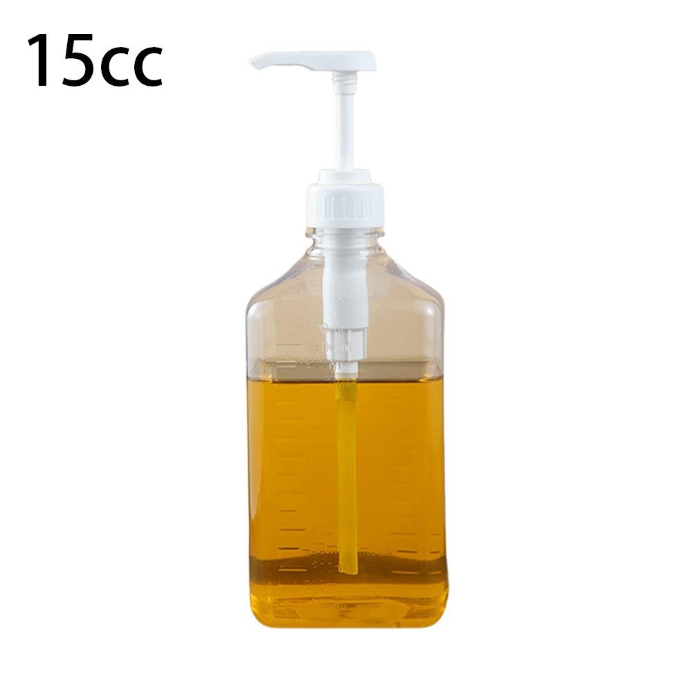 Large Capacity Syrup Drip Dispenser with Scale Lotion Dispensing Bottle Coffee Syrup Press Bottle