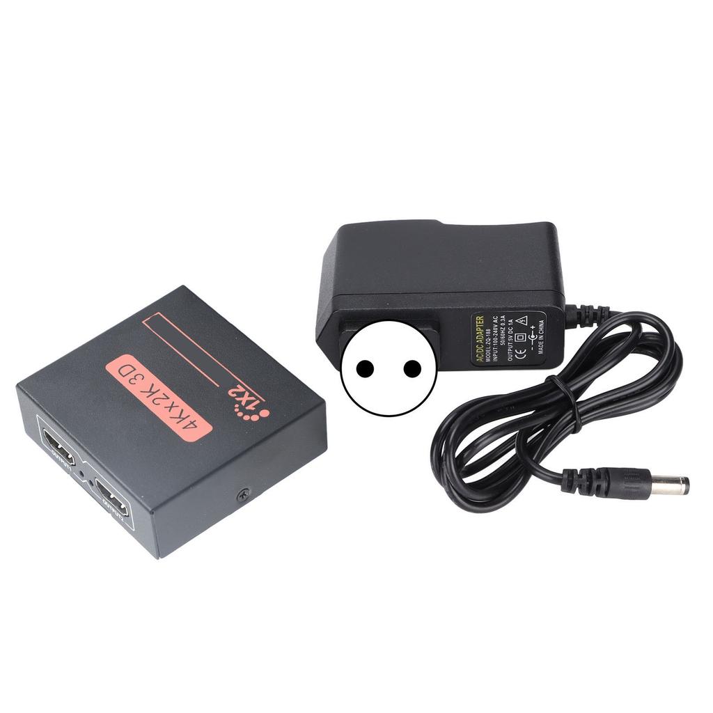 HD Multimedia Interface Splitter 1 In 2 Out HD Multimedia Interface Extender for Monitors LCD TVs