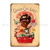 Crazy Cat Lady And Her Plants Metal Plaque Poster Cinema Poster Plaques Design Cave Tin Sign Poster