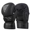 Professioneller MMA-Handschuh Mattschwarz 7oz MMA Trainings-Sparring-Grappling-Boxen-Muay Thai-Handschuhe