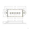 P90 puppy ear Pickups Neck & Bridge for Guitar Parts