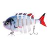 Sinking Artificial Bait 80mm 14g Multi Jointed Swimbait Pike 6-Segments Bionic Fishing Lure Wobblers