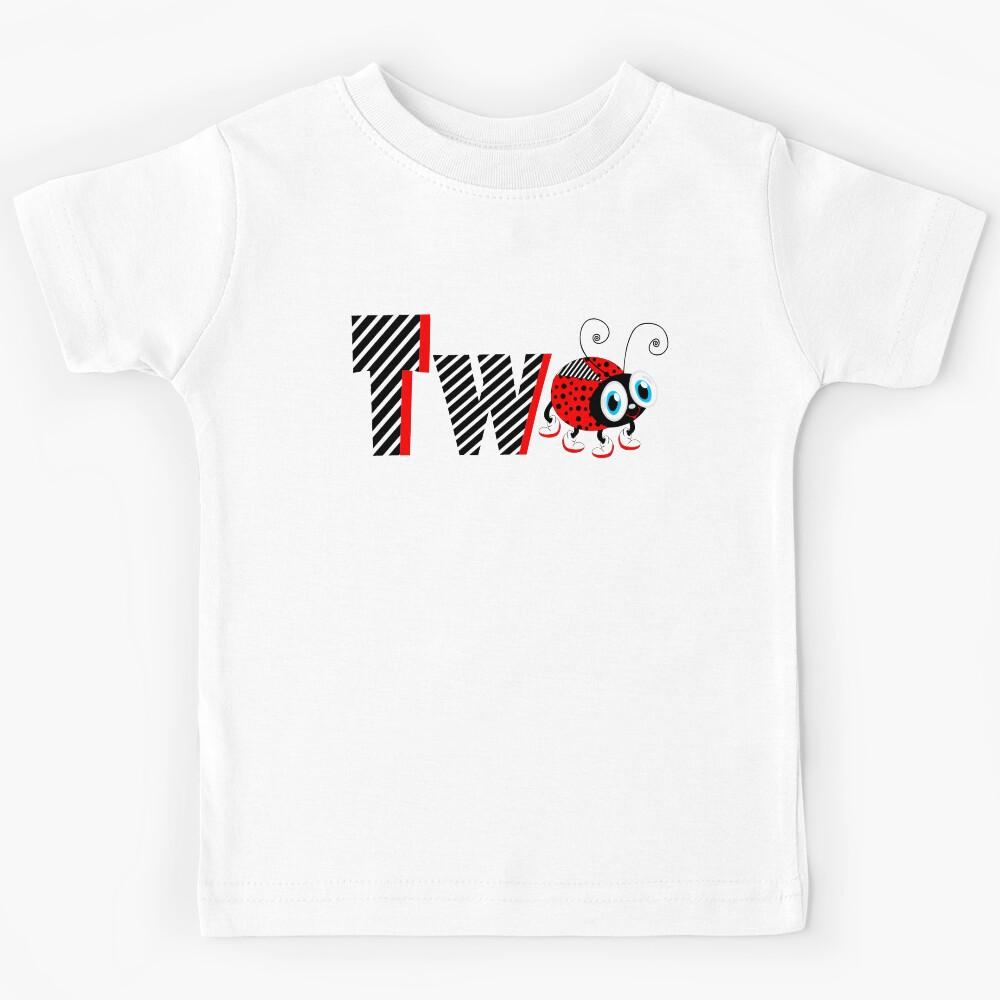 2nd Year Family Ladybug T-Shirts Gifts Daughter Kids T-Shirt 170