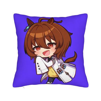 Funda de Almohada Agnes Tachyon de Umamusume Funda de Almohada Novedosa Fundas de Almohada Cómodas Para Sofá Decoración del Hogar