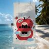 Cartoon Black Cat Cute Towel Quick Drying Beach Towels Are Suitable For Swimming Pools Camping Yoga And The Gym