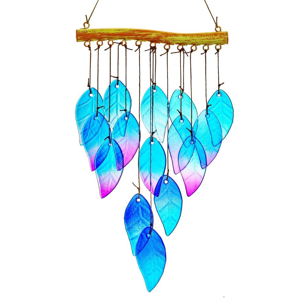 Home Decor Hanging Fish Shaped Wind Chime Novelty Colorful Sun Catcher Handmade Creative Light Collection Pendant Door