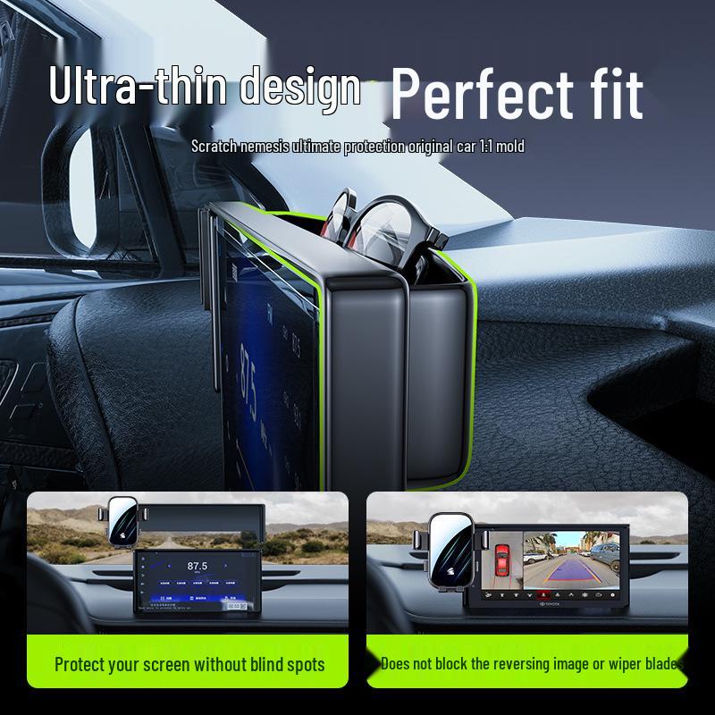 Toyota Auto-Bildschirm Handyhalter - Horizontale Stumme Spiegel-Navigationshalterung