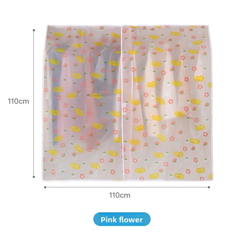 Clothing Dust Cover With Peva Material For Wardrobe Storage And Travel Use