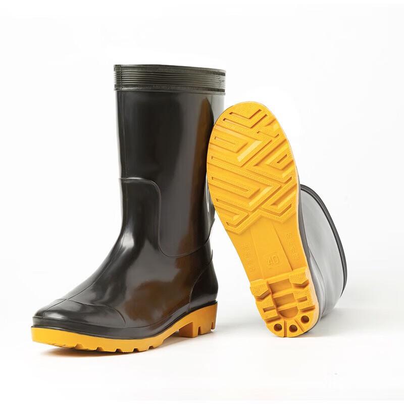 Guotaixingda Men s Mid-High Waterproof Rain Boots
