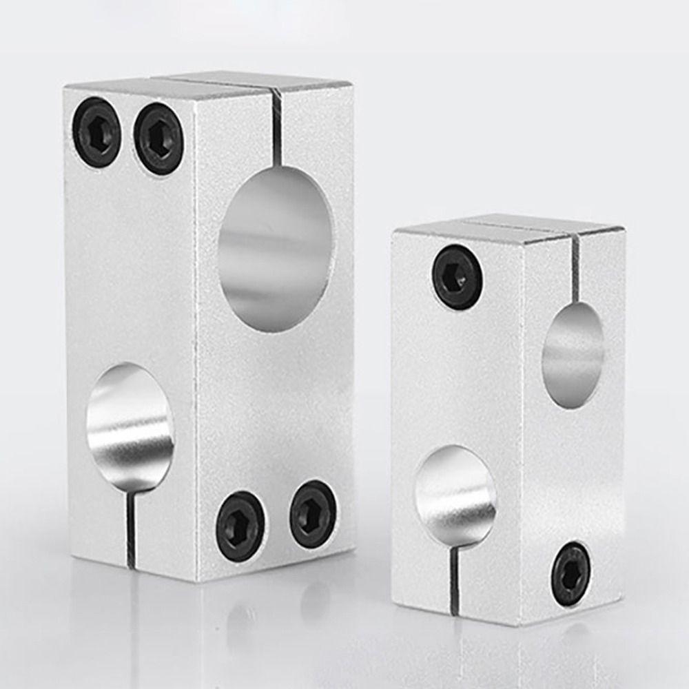 1Pcs Aluminum Alloy Steel Pipe Fixing Bracket Vertical Fixed Diameter Fastening Cross Clip