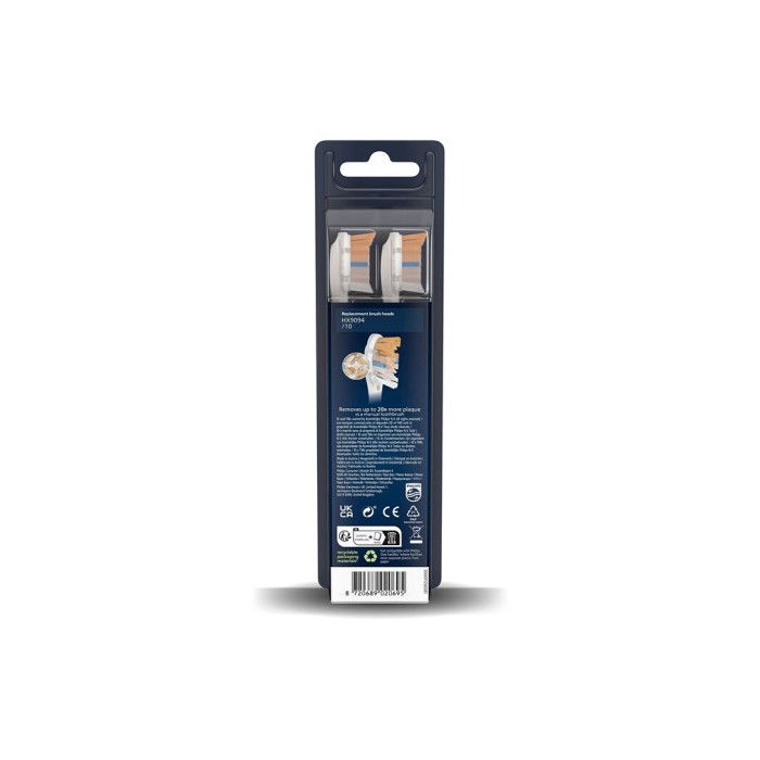 Brosse à dents - philips - 4 têtes clipsables - brossage sonique - brins longs - compatible brushsync