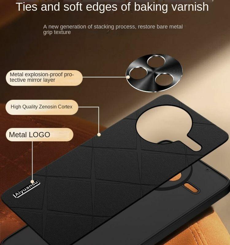 For Xiaomi POCO F7 Pro Case Hard PU Leather With Ring Sand Protective Back Cover Case For Xioami POCO F7 Ultra F7Pro Phone Shell