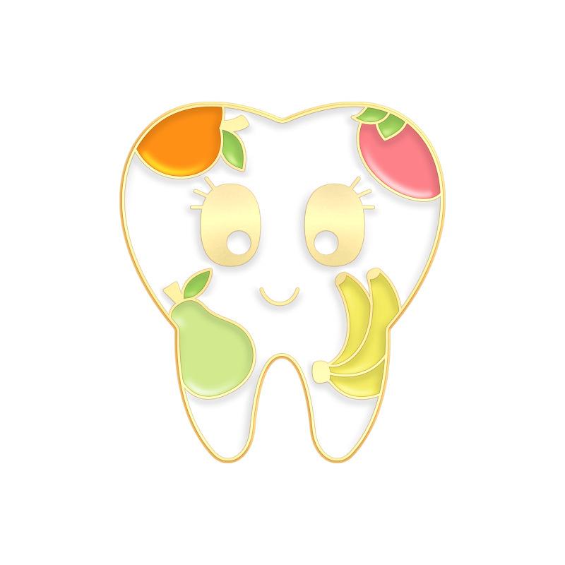 Versatile Cartoon Love Teeth Fun Badge: Quirky, Creative, and Exquisite Small Accessories for Clothing and Bags.
