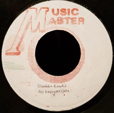 7inch Record SHABBA RANKS - No Boogarism NONE Music Master Jamaica Reggae, Ska & Dub Used