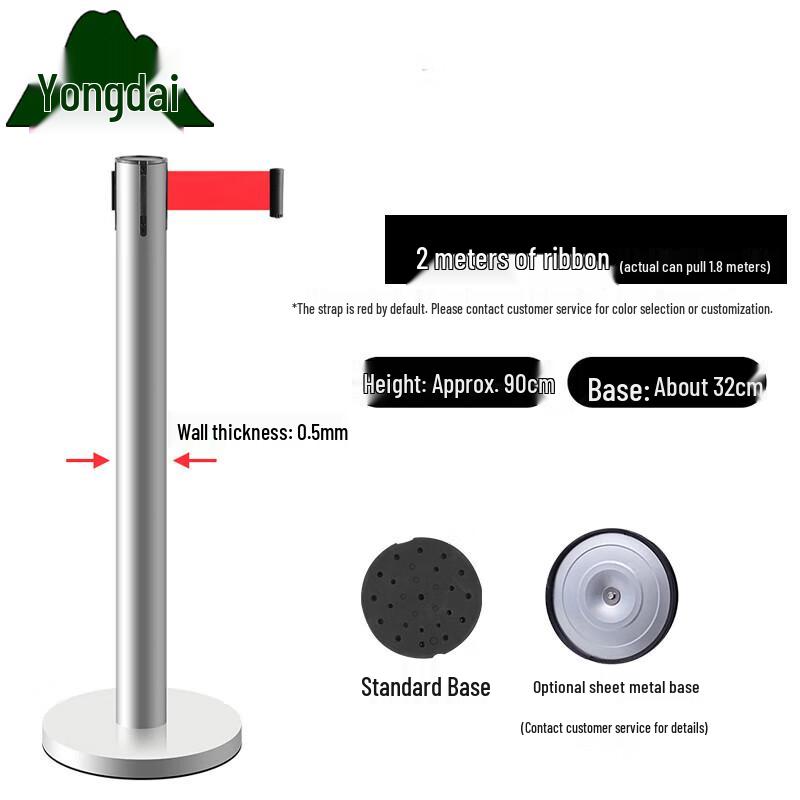 Yongdai Stainless Steel Ret retractable Belt Barrier Post