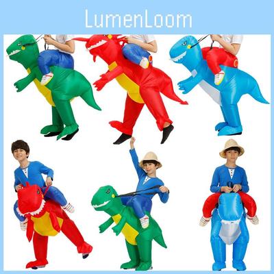 Costume Gonfiabile di Dinosauro Vivace Per Adulti e Bambini Perfetto Per le Feste di Halloween